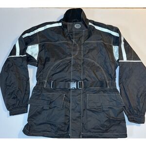 Belstaff Mens Motorcycle Jacket & Pants PVC Nylon Vented A2770 Rain Gear NWOT
